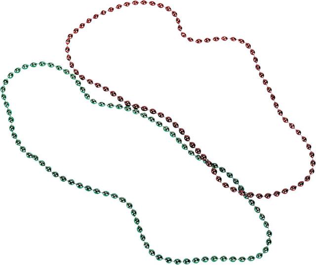 Colliers de perles de Noël, paq. 8 Front_Angled_Right