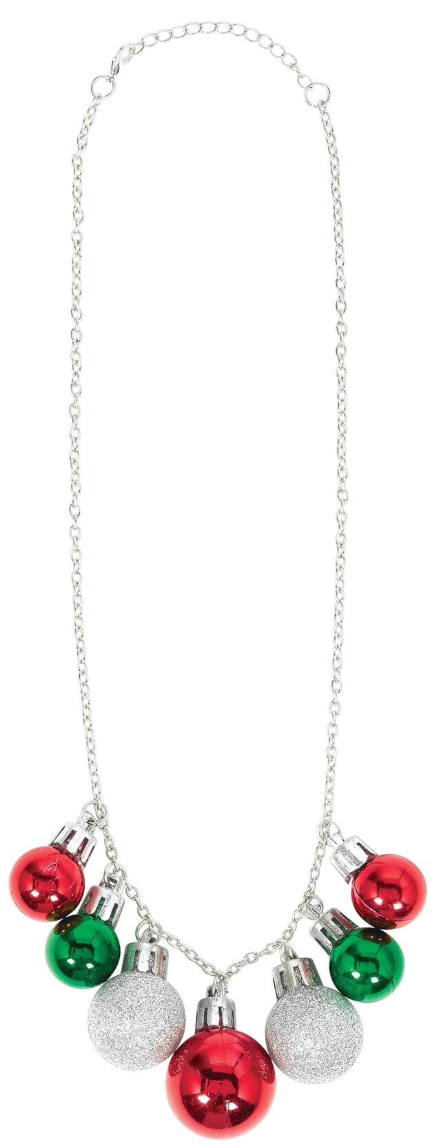 Christmas Ornament Necklace Front_Flat
