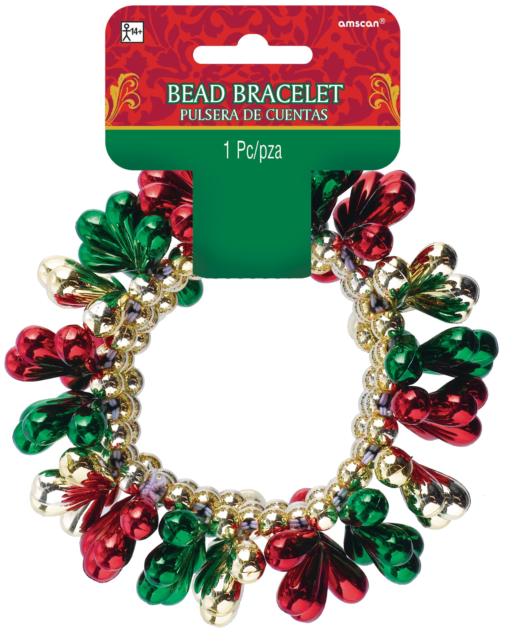 Holiday Bead Bracelet Front_Flat