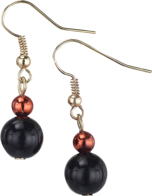 Jingle Bell & Snowflake Christmas Earrings Set, 6-pc Front_Flat