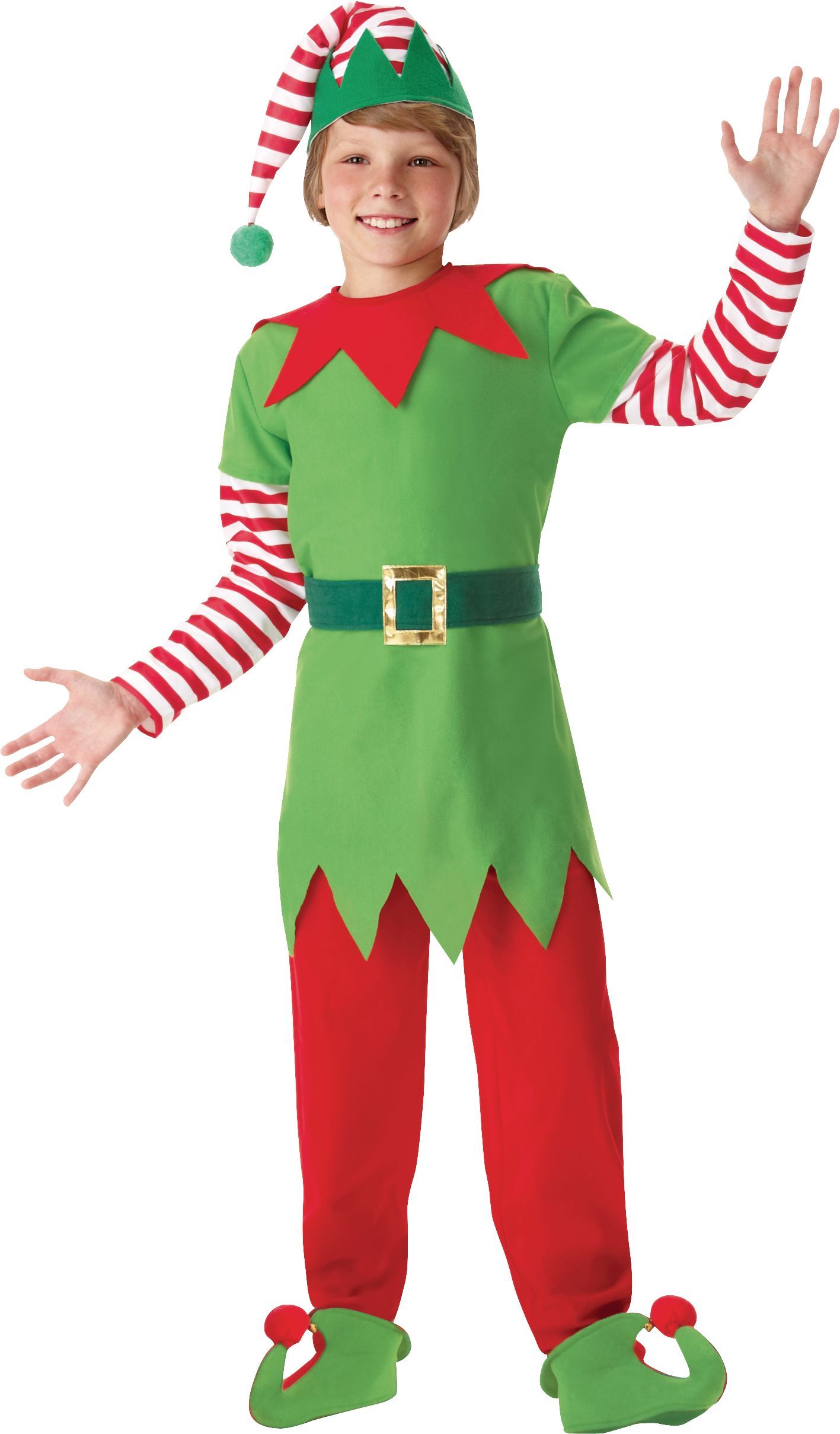 Child Elf Costume, Medium Front_Flat