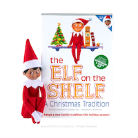 The Elf on the Shelf®: A Christmas Tradition - Brown-Eyed Boy Elf Front_Elevated