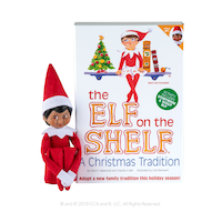 The Elf on the Shelf®: A Christmas Tradition - Brown-Eyed Girl Elf Front_Elevated