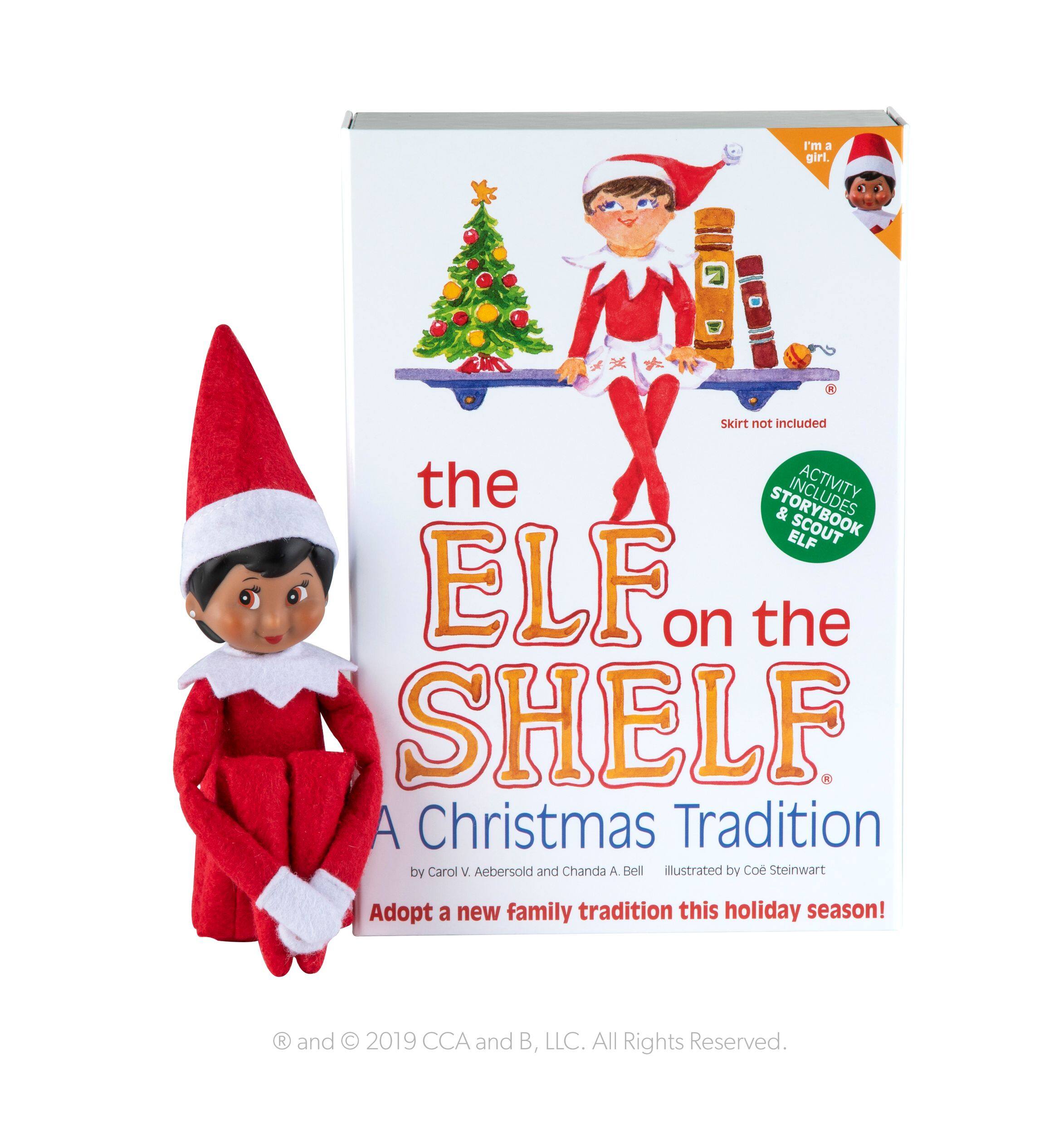 The Elf on the Shelf®: A Christmas Tradition - Brown-Eyed Girl Elf Front_Elevated