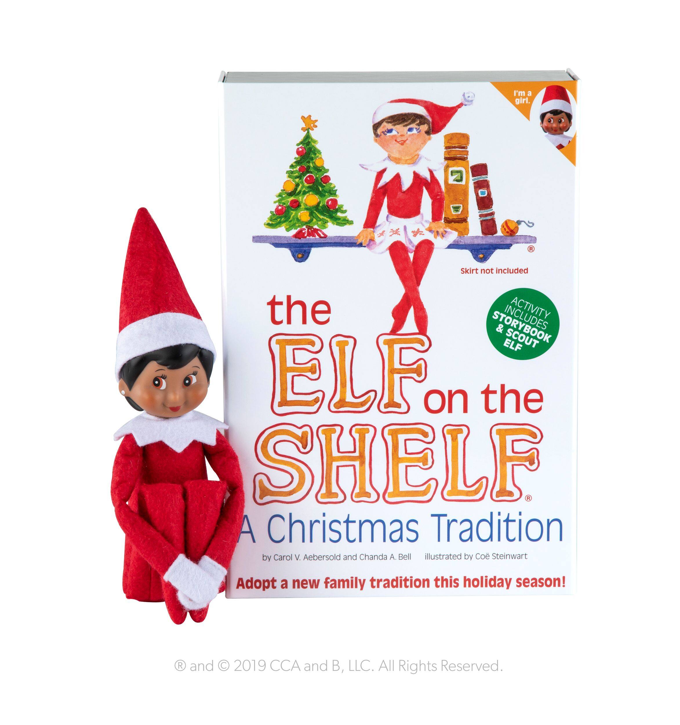 Elf on the Shelf Diverse Girl Scout Elf, 11-in | Party City