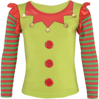 Gilet à manches longues de lutin Front_Flat