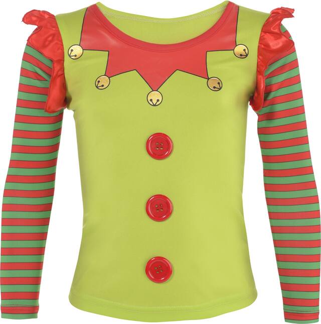 Gilet à manches longues de lutin Front_Flat