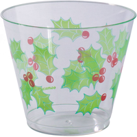 Gobelets houx, paq. 40 Front_Elevated