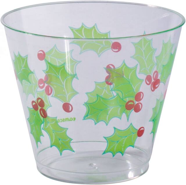 Holly Cups, 40-pk Front_Elevated