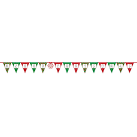Merry Christmas Pennant Banner Front_Flat