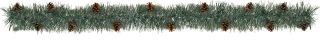 Pine Needle Boa Tinsel Garland Overhead_Flat