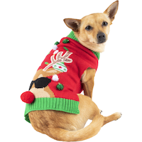 Chandail rouge et vert Back_Angled_Right