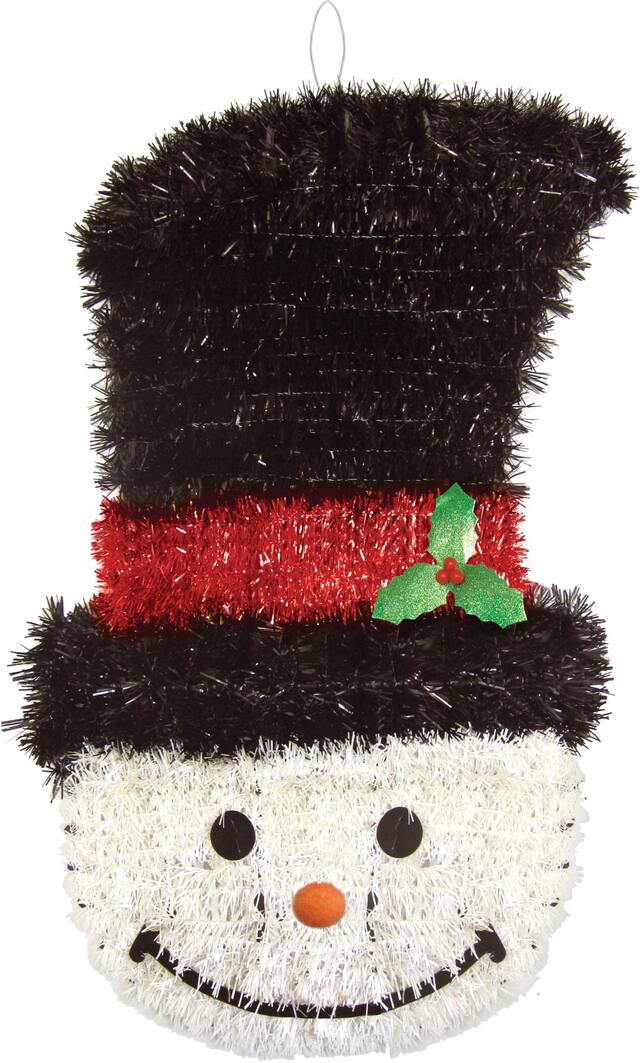 Bonhomme de neige décoratif Deluxe Front_Flat