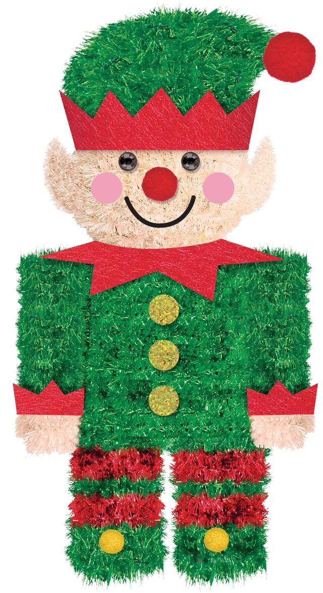 Mini lutin décoratif en 3D Front_Flat