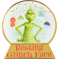 Mini Resting Grinch Face Standing Sign Front_Flat