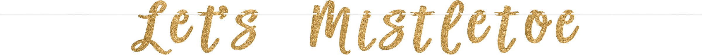 Let's Mistletoe Buffet Decorating Kit, 23-pc Front_Flat