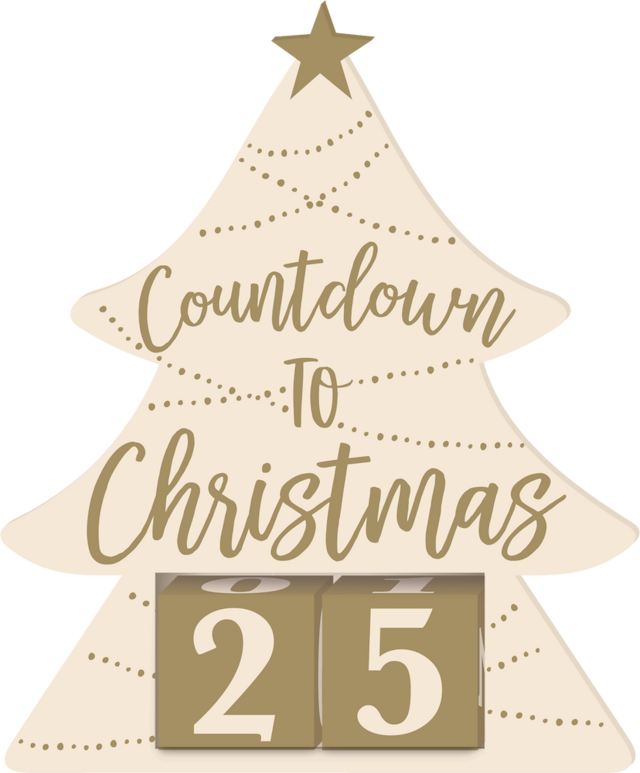 Affiche « Countdown to Christmas », 8 1/2 po x 10 1/4 po Party City