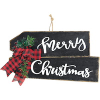 Rustic Merry Christmas Sign Front_Flat