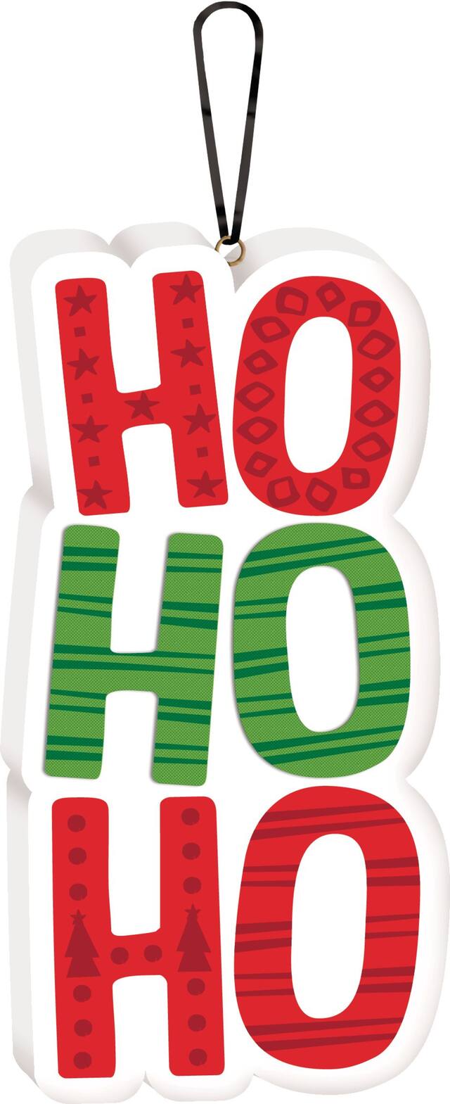 Mini décoration Ho Ho Ho Front_Flat