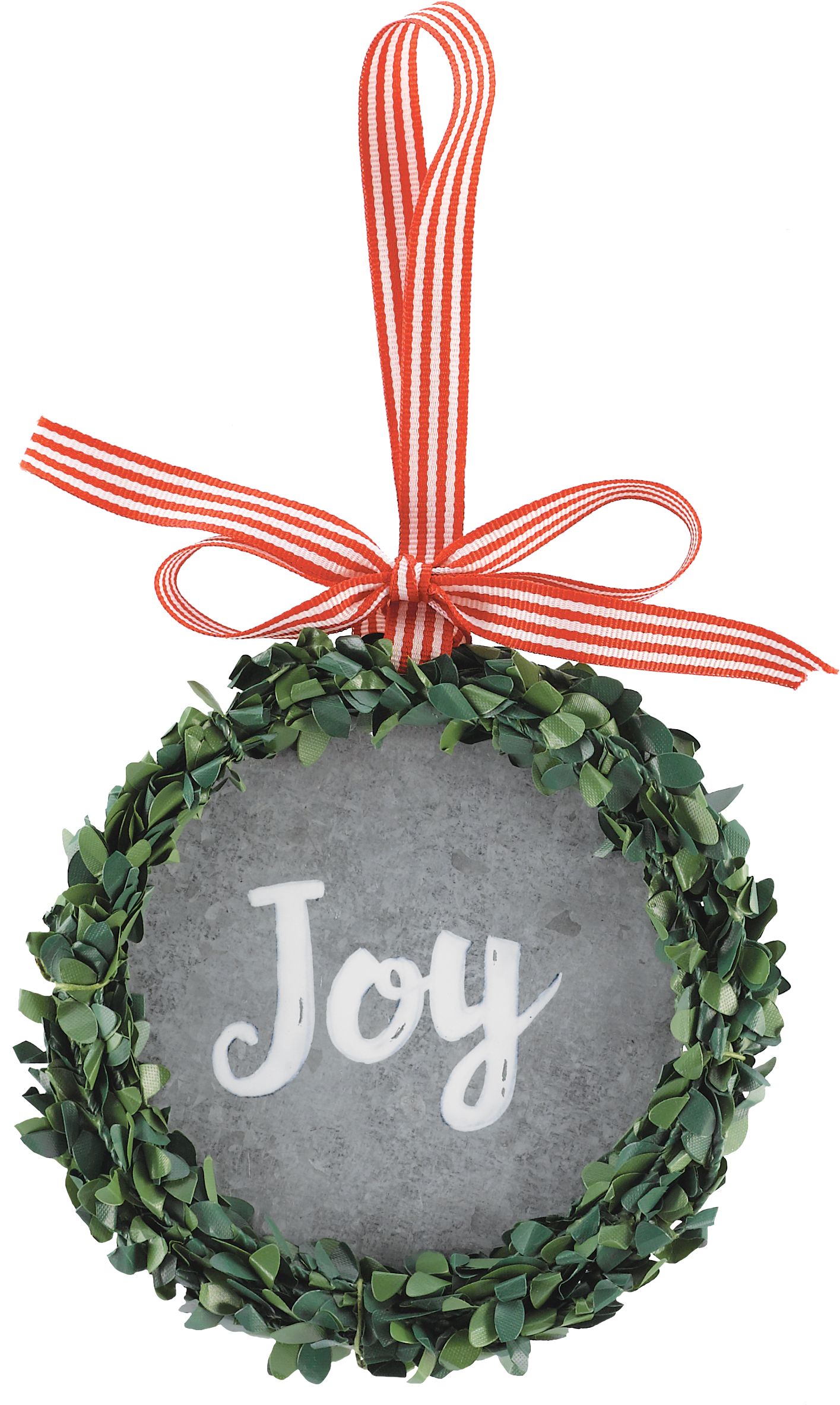 Décoration de couronne indiquant Joy Front_Flat