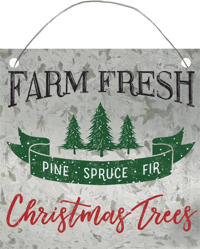 Mini Tree Farm Sign Front_Flat