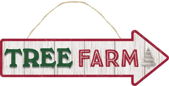 Tree Farm Directional Sign Front_Flat