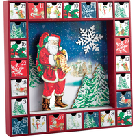 Santa Claus Fiberboard Advent Calendar Box Front_Angled_Right