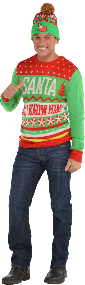 Buddy the elf deals ugly christmas sweater