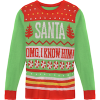 Affreux chandail de Noël Buddy le lutin Front_Flat