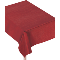 Metallic Red Fabric Tablecloth, 60 x 84-in CloseUp