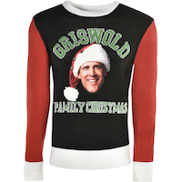 Affreux chandail pour adulte, Le sapin à des boules Front_Flat