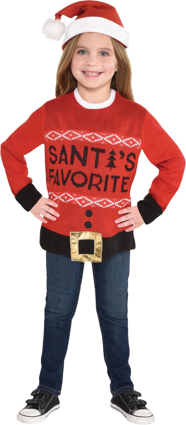 Affreux chandail, Santa's Favourite, enfant Front_Flat