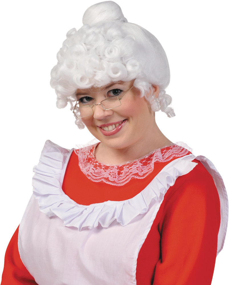 Mrs Claus Wig Adult One Size Party City 2087