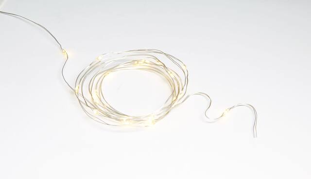 Lumières DEL sur fil de cuivre de couleur blanc chaud Composite_or_Mixed