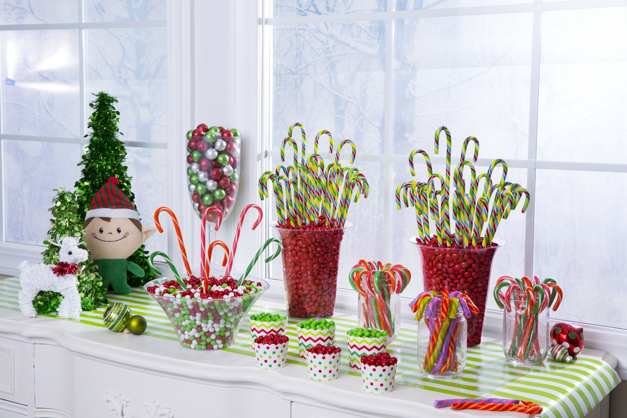 Canne de Noël décorative Composite_or_Mixed