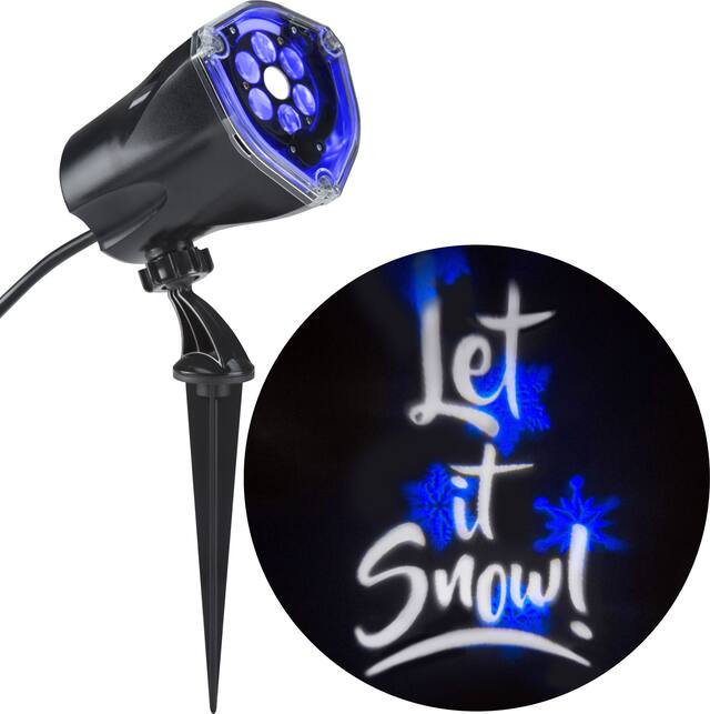 Let It Snow Projector Front_Angled_Right
