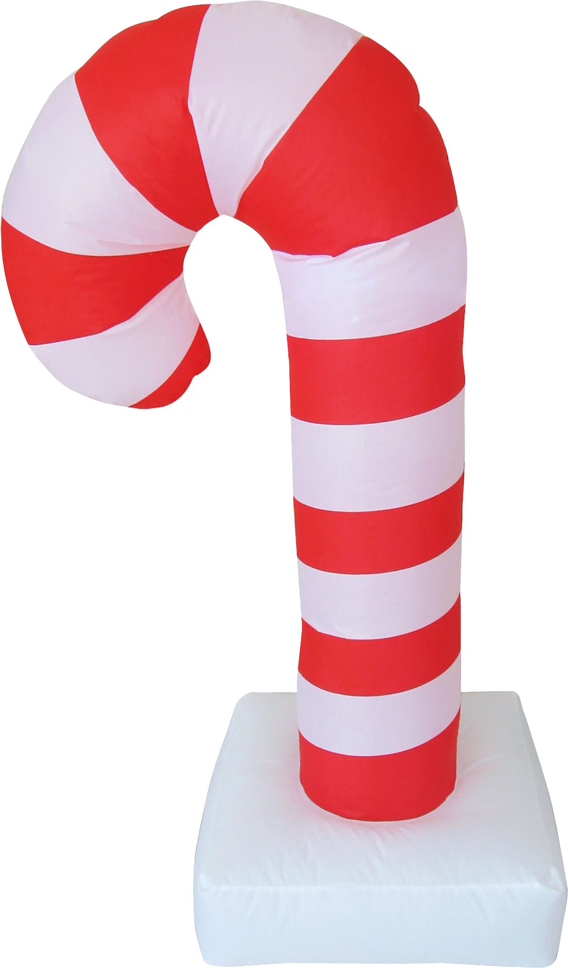 Light-Up Inflatable Candy Cane Front_Elevated