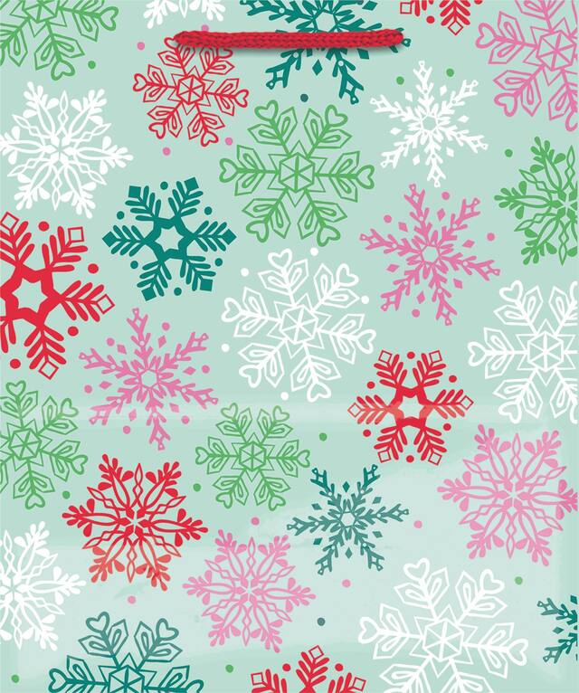 Sacs-cadeaux Oh What Fun, paq. 3 Front_Flat