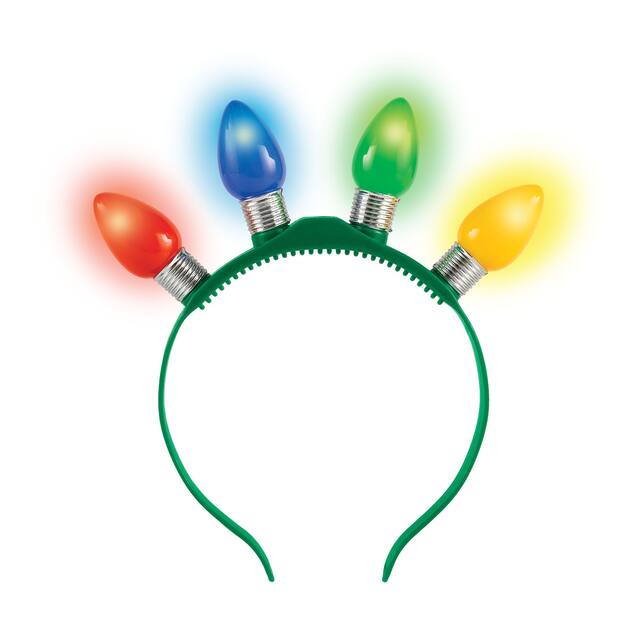 Jumbo Light Bulb Headband Front_Flat