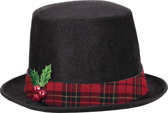 Snowman Black Top Hat Front_Elevated