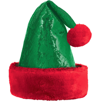 Sequin Santa Hat Front_Flat