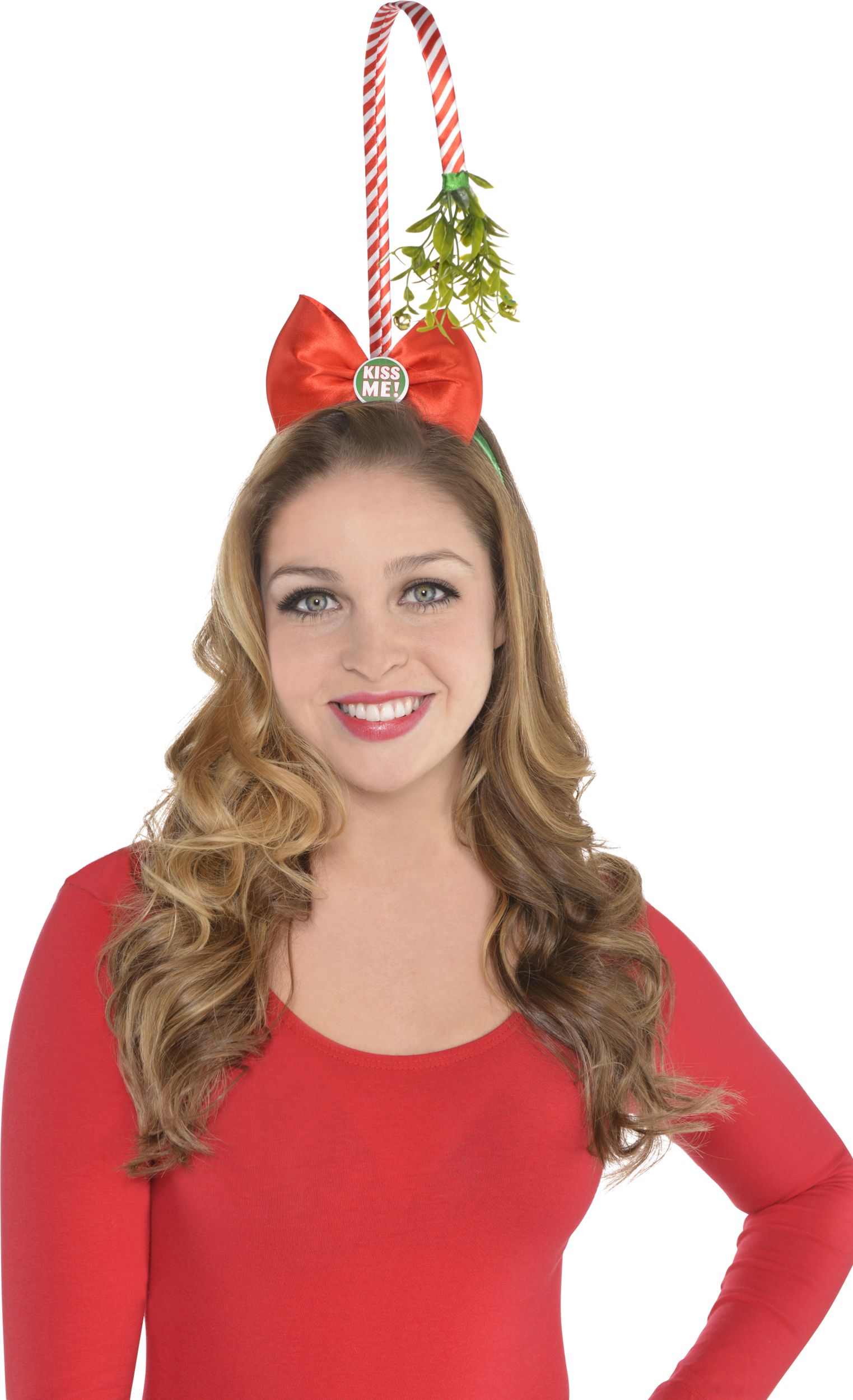 Deluxe Mistletoe Headband Front_Flat