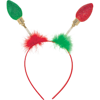 Serre-tête scintillant, lumières de Noël Front_Flat