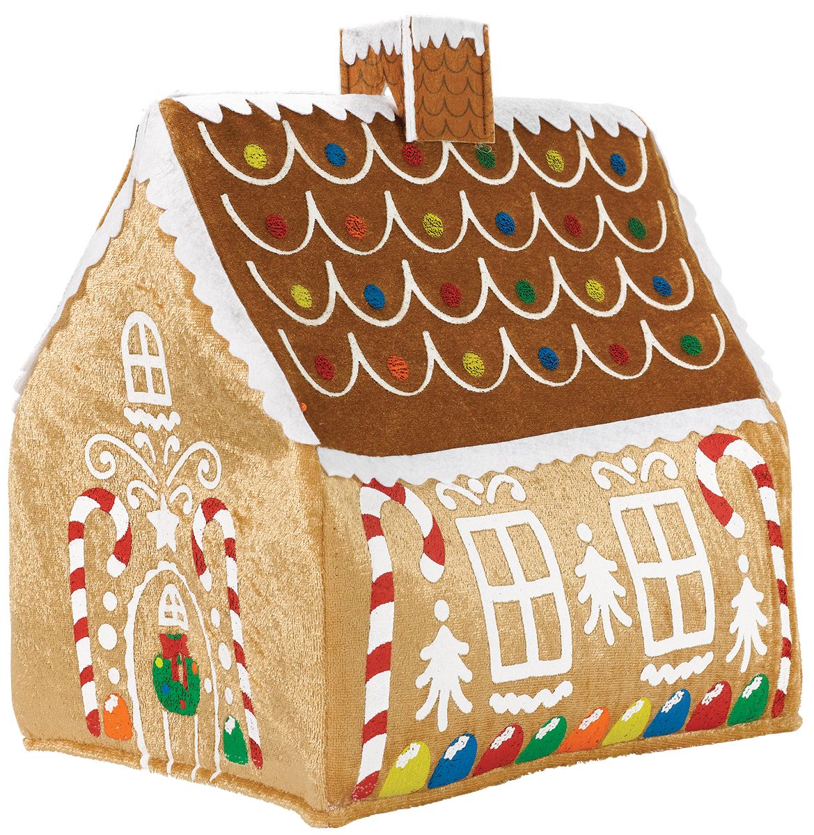 Gingerbread House Hat Front_Angled_Right