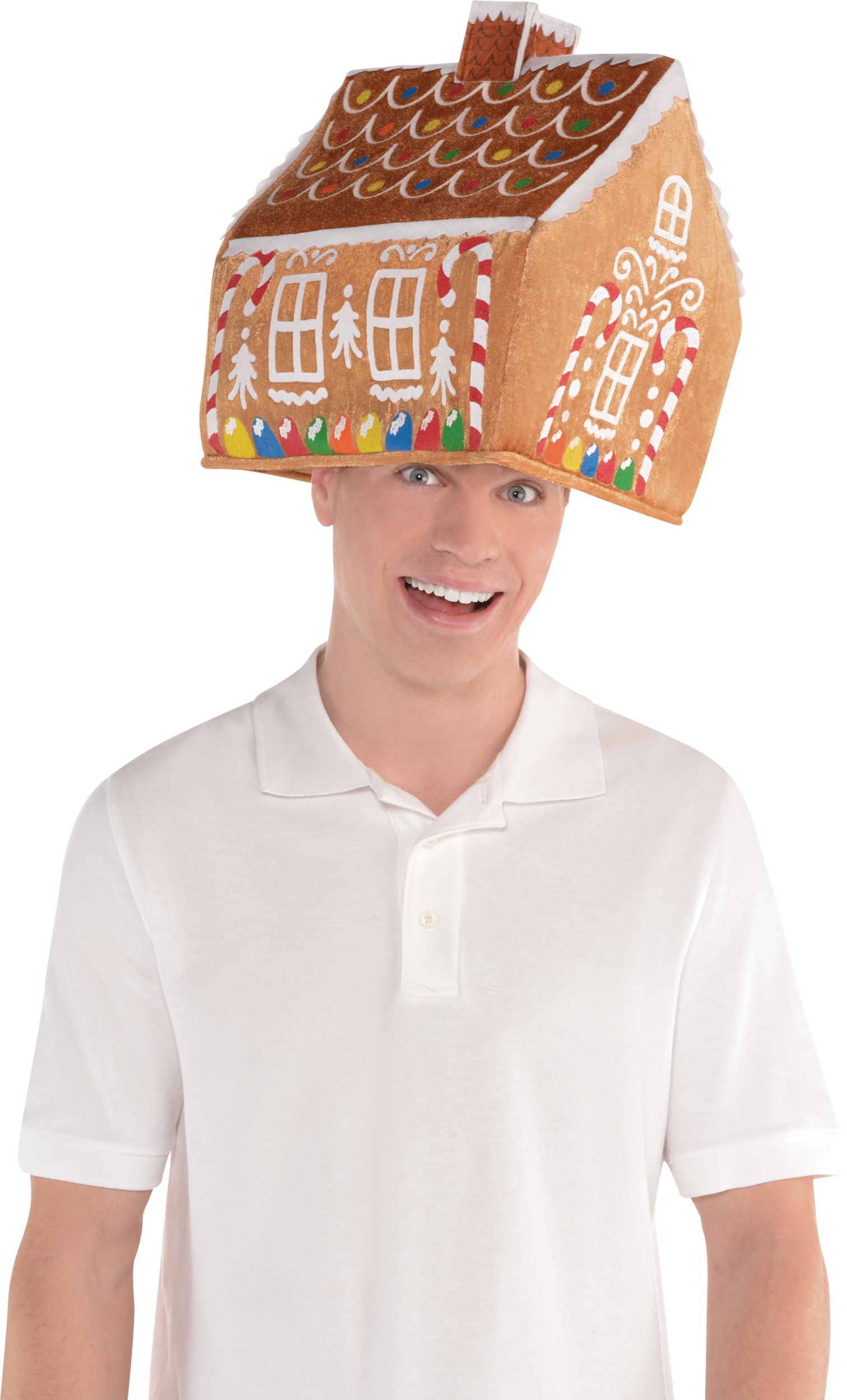 Gingerbread House Hat Front_Angled_Right