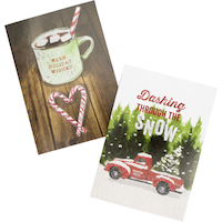 Cocoa & Snow Holiday Cards, 16-pk Composite_or_Mixed