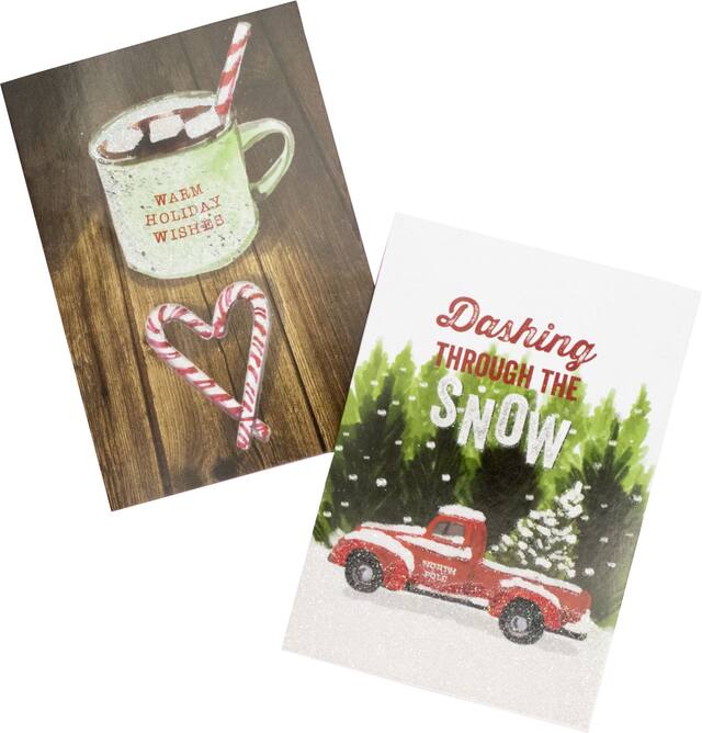 Cocoa & Snow Holiday Cards, 16-pk Composite_or_Mixed