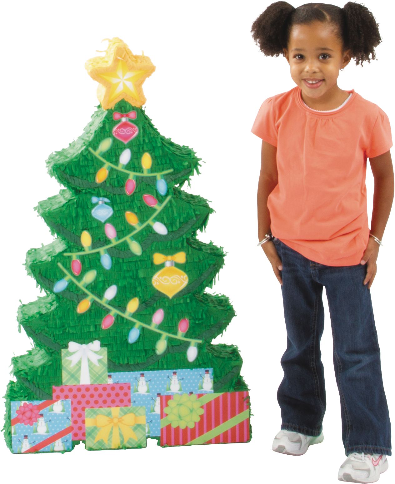 Giant Christmas Tree Pinata Front_Flat