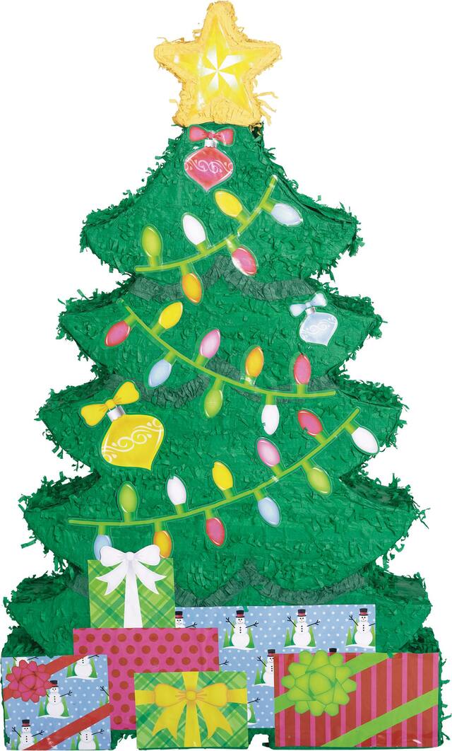 Giant Christmas Tree Pinata Front_Flat
