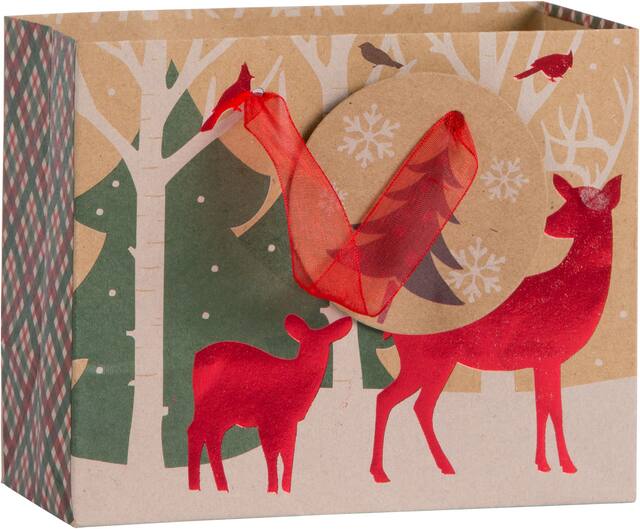 Sac-cadeau Kraft mini traverse de reines Front_Angled_Right